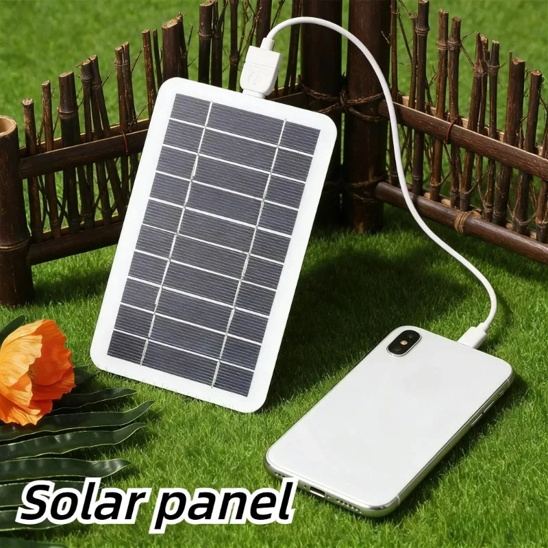 Solar Emergency Charger - Pengisi Daya Panel Surya 5V 5W