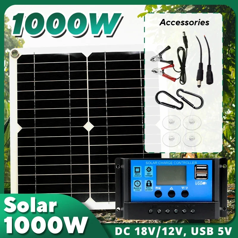 Kit Panel Surya 1000W, Sel Sur - Solar Emergency Charger ulasan dan harga